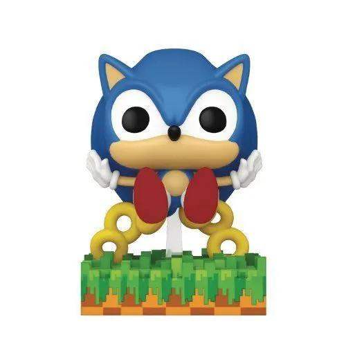 Funko Pop! Games 918 - Sonic the Hedgehog - Ring Scatter Sonic Vinyl Figure - PREVIEWS Exclusive - ToyShnip