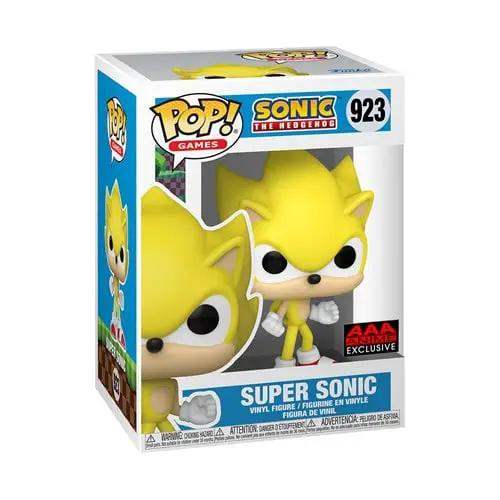 Funko Pop! Games 923 - Sonic the Hedgehog - Super Sonic Vinyl Figure - AAA Anime Exclusive - ToyShnip