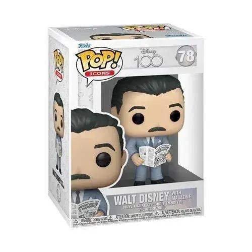 Funko Pop Disney 100 Walt Disney Figure With Magazine - ToylandEU
