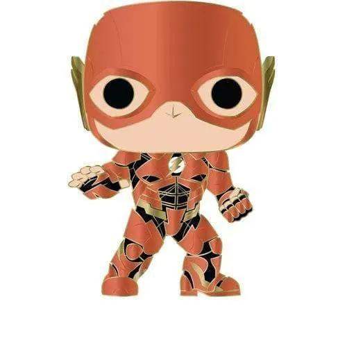Justice League Funko Pop Enamel Pin With Crown Stand - ToylandEU