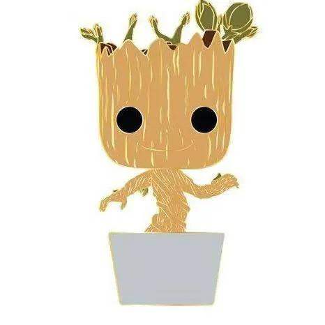 Marvel Funko Pop Enamel Pins With Crown Stand For Collectors - ToylandEU