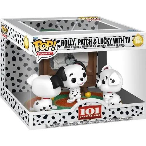 Funko Pop! Moment 1664 - 101 Dalmatians - Rolly, Patch, & Lucky with TV Vinyl Figure -  ToylandEU™