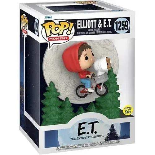  Funko Pop! Moment 1259 E.T. 40th Anniversary - Elliott & E.T. Glow-in-the-Dark Vinyl Figure -  ToylandEU™
