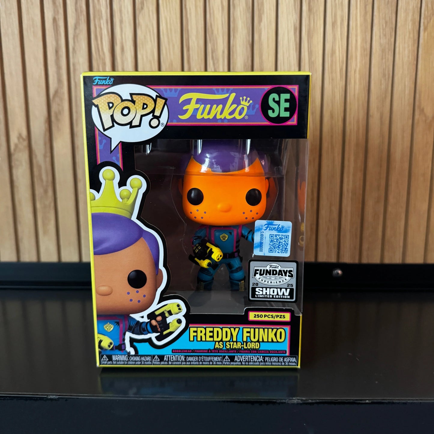 Funko Pop Star Lord Blacklight Marvel Collectible LE250 - ToylandEU