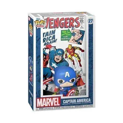 Funko Pop Captain America Avengers Comic Cover Figure With Case - ToylandEU
