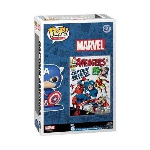 Funko Pop Captain America Avengers Comic Cover Figure With Case - ToylandEU