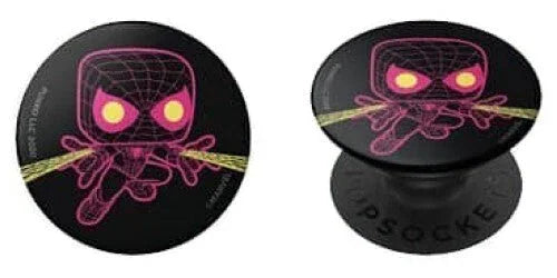 Funko Popsockets - Spider-Man (Web Shooting, Black Light) - ToylandEU