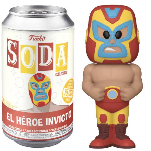 Funko Soda El Héroe Invicto (Sealed) **Shot at Chase** - ToylandEU