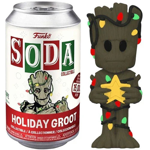 Funko Soda Holiday Groot (w/ Star, Glow in the Dark, Opened) **Chase** - ToylandEU