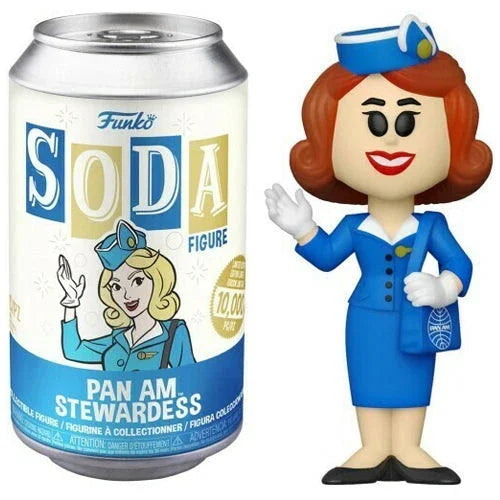 Funko Soda Pan Am Stewardess (Red Hair, Opened) **Chase** - ToylandEU