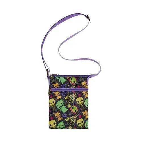 Nightmare Before Christmas Black Light Crossbody Passport Bag - ToylandEU