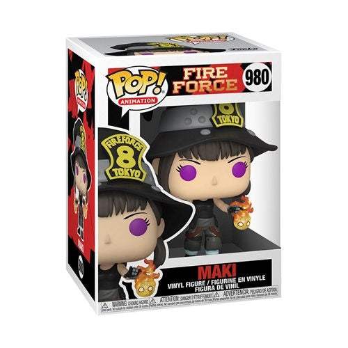 Funko Pop! Animation Fire Force Maki | Vinyl Figure | About 3.75 Inches Tall | Fire Force Fans