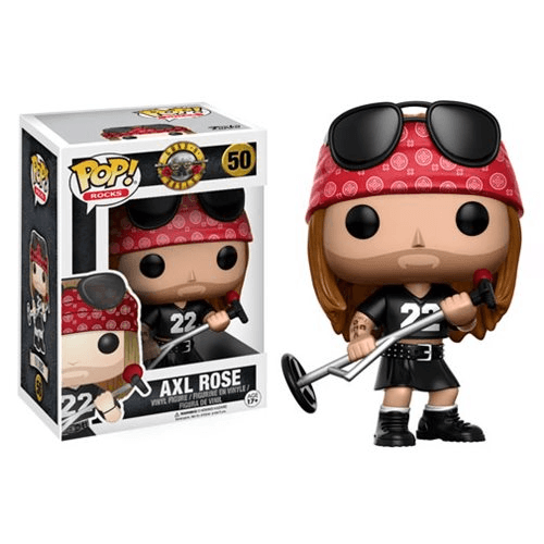 Funko Pop Vinyl Figure | Guns N Roses Axl Rose | 3 75 Inch Scale | Rock Legend