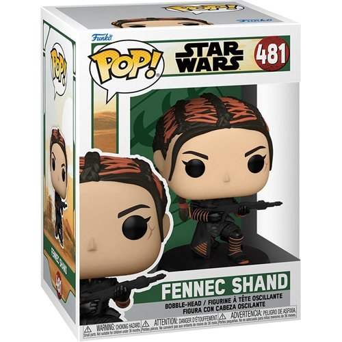 Funko Pop! Star Wars Book of Boba Fett Fennec Shand | Vinyl Figure | About 3.75 Inches Tall | Star Wars Fans