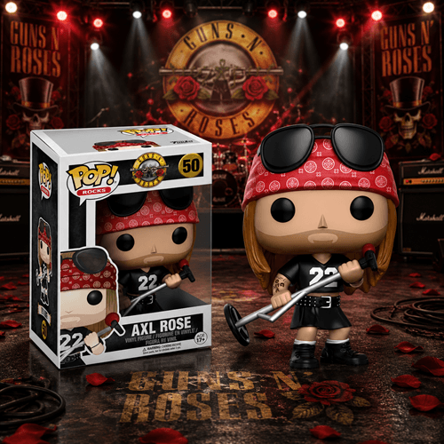 Funko Pop Vinyl Figure | Guns N Roses Axl Rose | 3 75 Inch Scale | Rock Legend