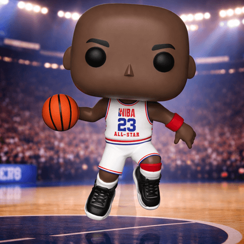 Funko Pop Michael Jordan Figure | 3.75 Inch | 1988 All Star Game | Ages 3