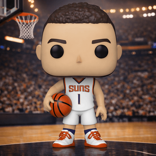 Funko Pop! NBA Suns Devin Booker | Vinyl Figure | About 3.75 Inches Tall | NBA Fans