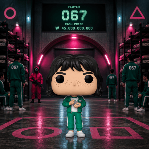Funko Pop Figure | Squid Game Player 067 | 3.75 Inch | Ages 3 Plus