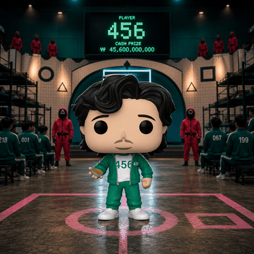 Funko Pop Vinyl Figure | Squid Game Player 456 | 3.75 Inch Model | Ages 3 Up