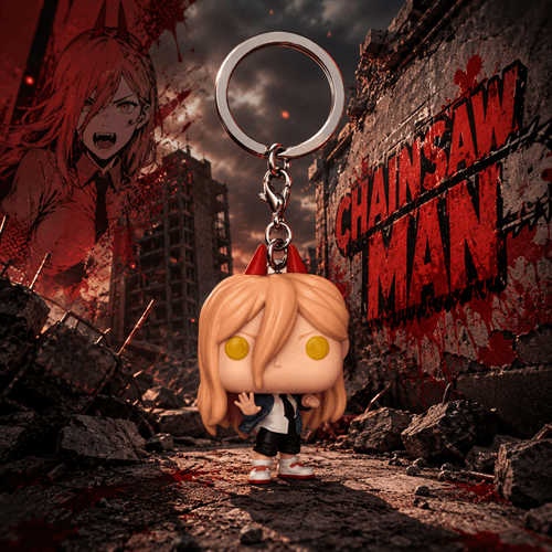 Funko Pop! Keychain Chainsaw Man Power | Officially Licensed | 1.5 Inch Vinyl Figure | Ages 3 And Up