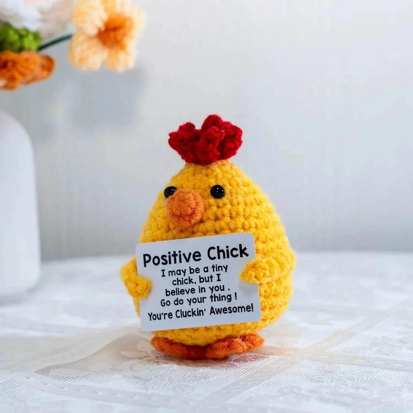  Funny Crochet Positive Energy Chick Doll Home Decoration -  ToylandEU™