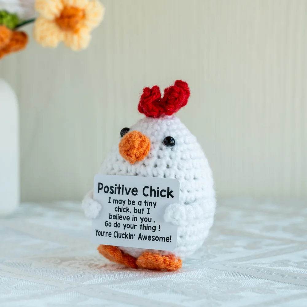 Funny Crochet Positive Energy Chick Doll Home Decoration - ToylandEU