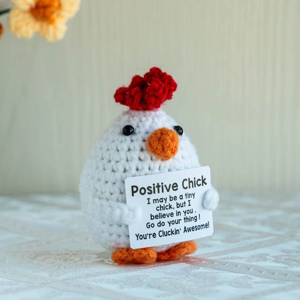 Funny Crochet Positive Energy Chick Doll Home Decoration - ToylandEU