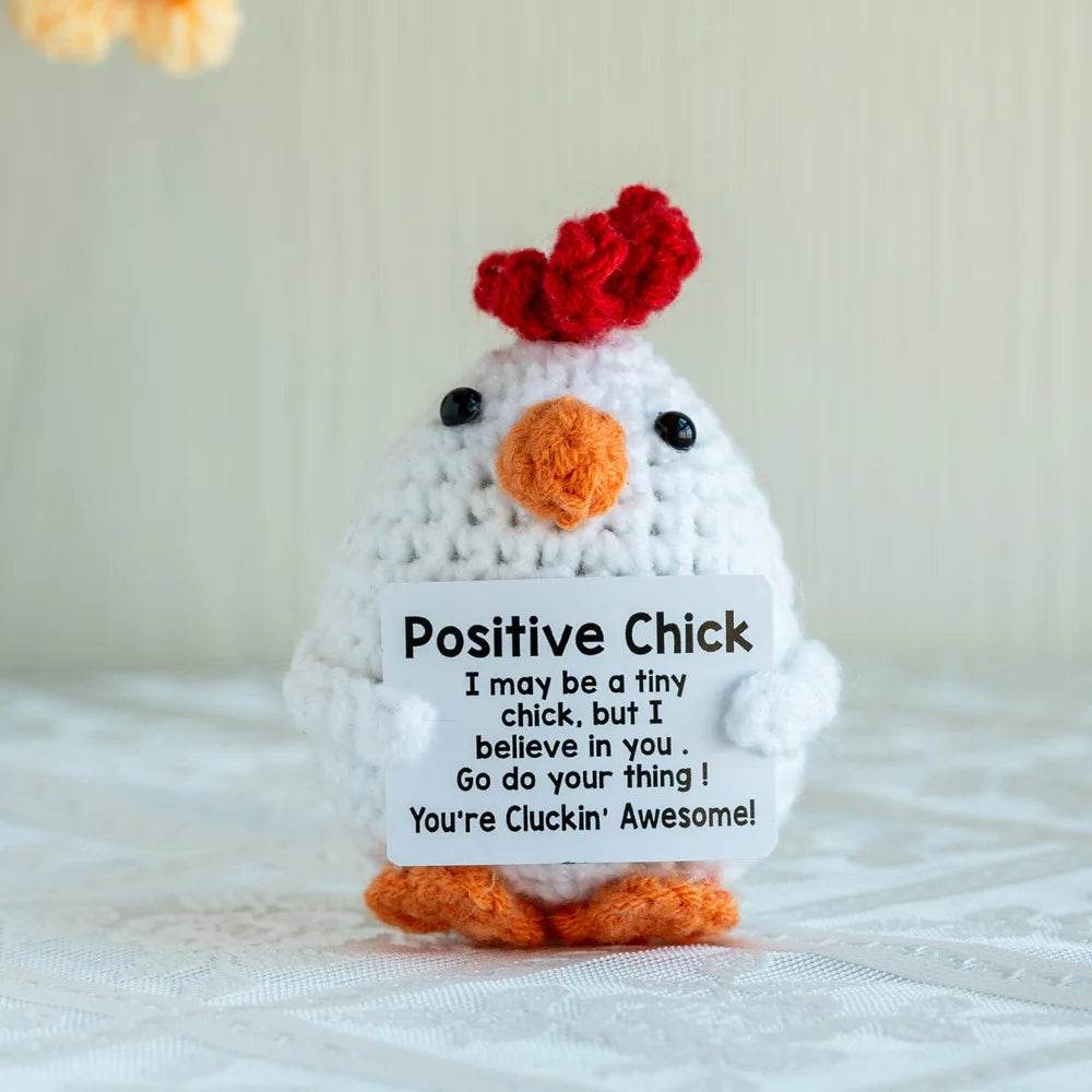 Funny Crochet Positive Energy Chick Doll Home Decoration - ToylandEU