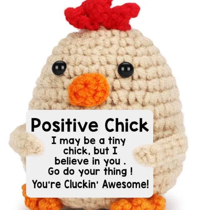 Funny Crochet Positive Energy Chick Doll Home Decoration - ToylandEU