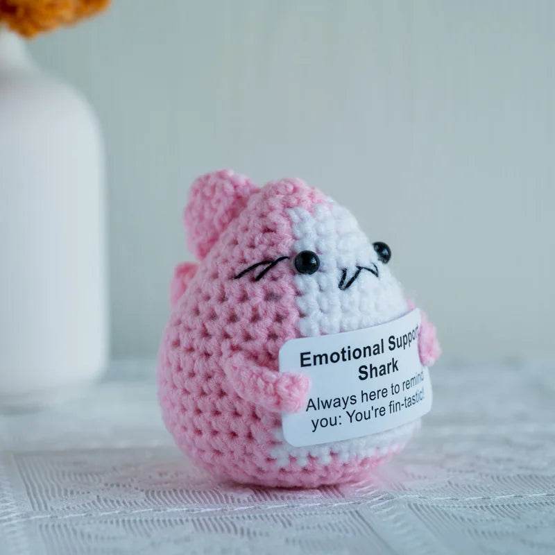 Funny Crochet Positive Energy Egg Doll Home Decor Gift - ToylandEU
