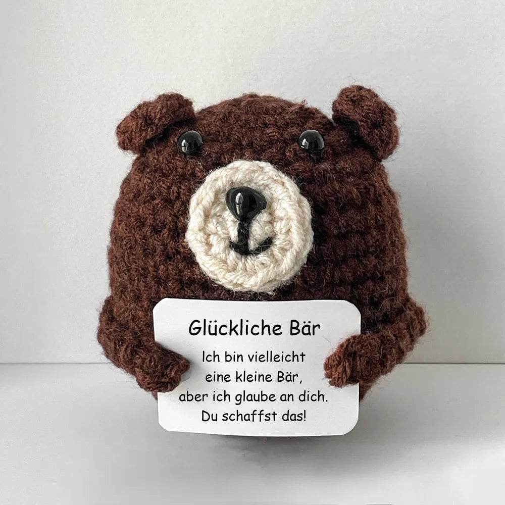 Funny Crochet Positive Energy Egg Doll Home Decor Gift - ToylandEU