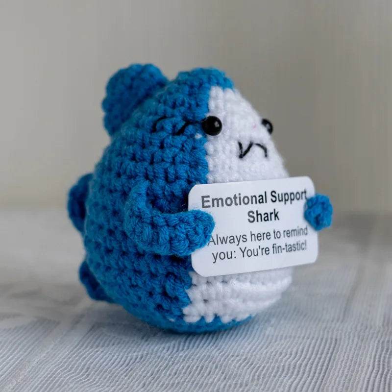 Funny Crochet Positive Energy Egg Doll Home Decor Gift - ToylandEU