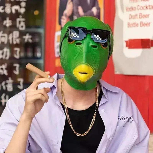  Funny Fish Head Mask Silica Gel For Halloween Parties -  ToylandEU™