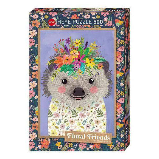  Hedgehog Floral Friends Puzzle 500 Piece Relaxing Fun -  ToylandEU™