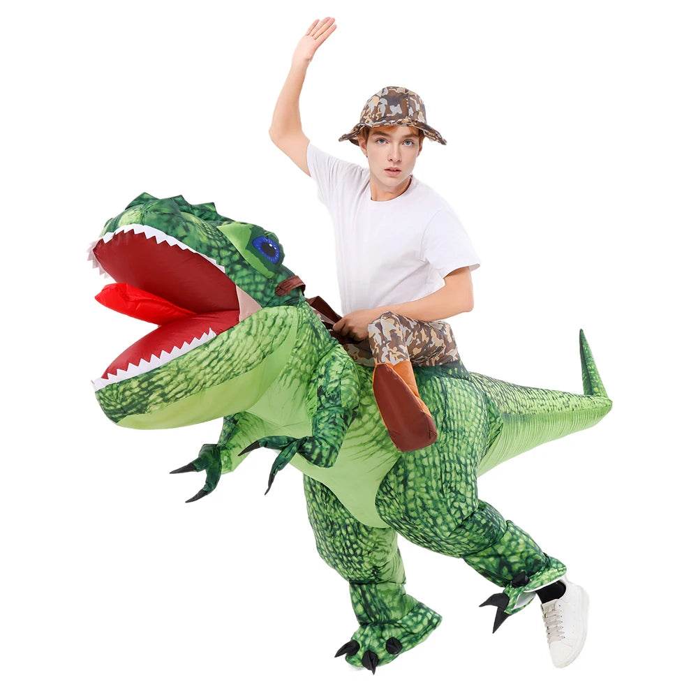 Funny Inflatable Dinosaur Costume Riding T Rex Kids - ToylandEU