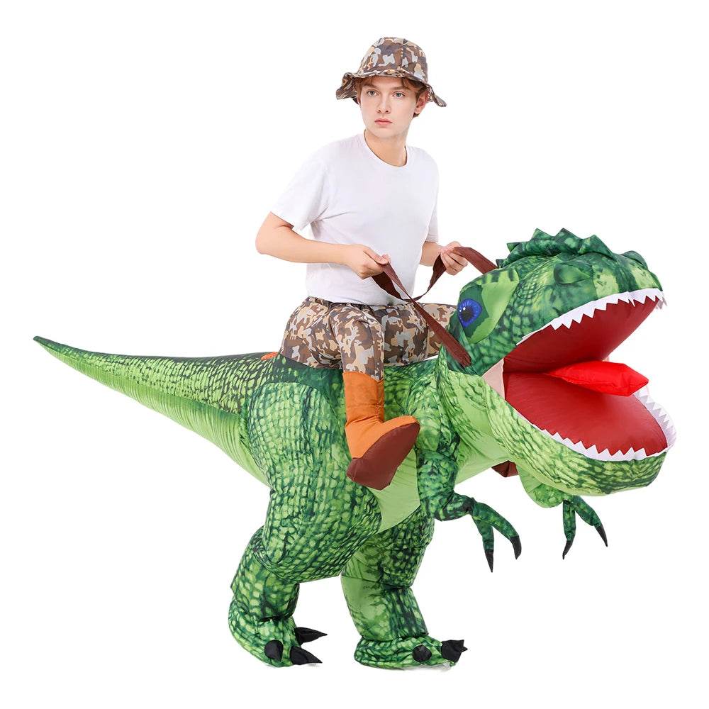 Funny Inflatable Dinosaur Costume Riding T Rex Kids - ToylandEU