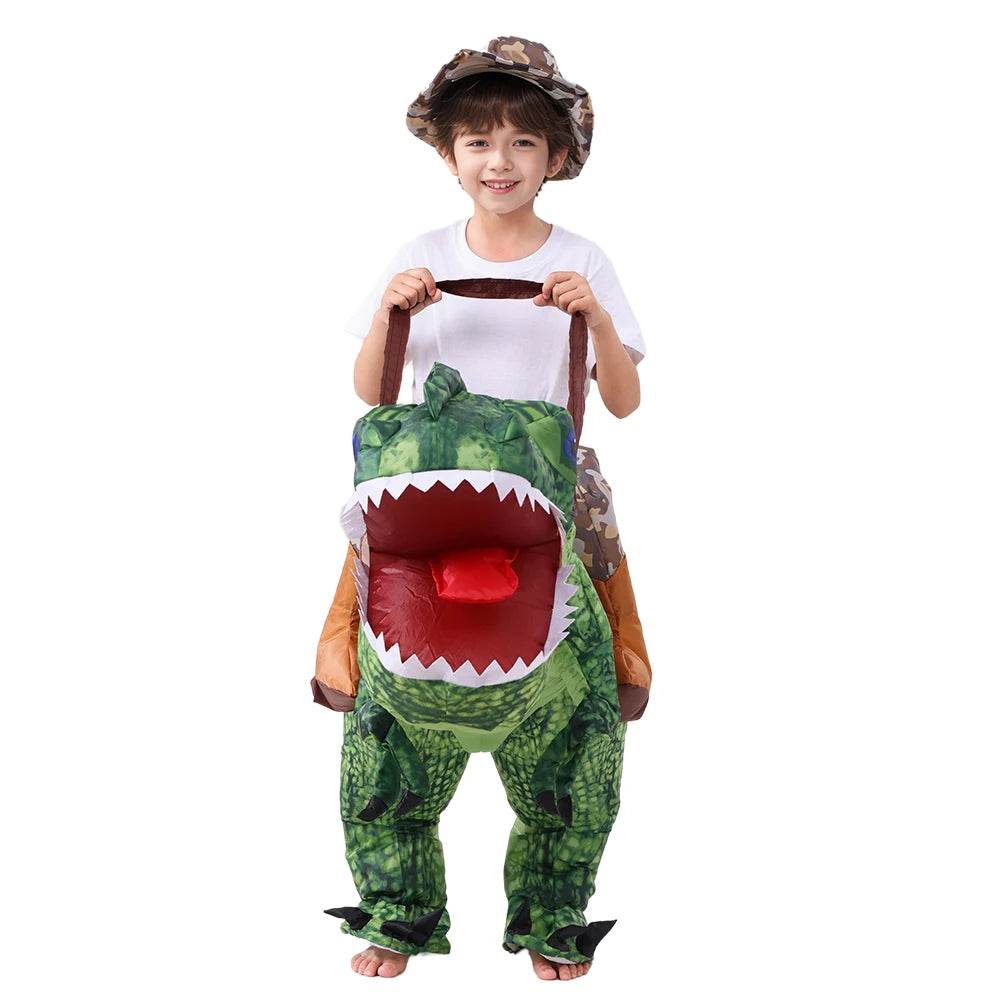 Funny Inflatable Dinosaur Costume Riding T Rex Kids - ToylandEU