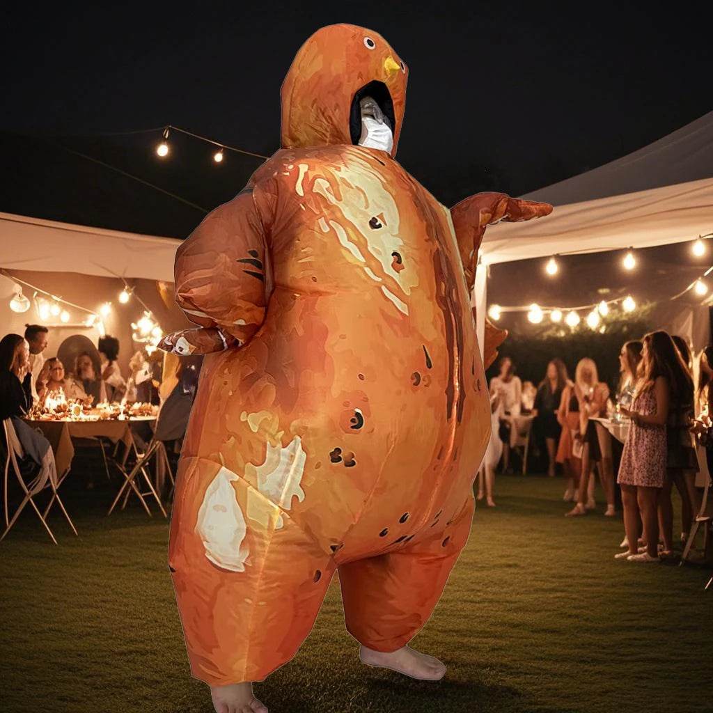 Funny Inflatable Turkey Costume Unique Outfit For Adults - ToylandEU
