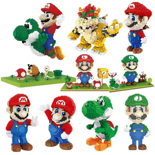  Funny Joy Cartoon Anime Dinosaur Blocks Building Toy Bricks Educational Brinquedos Children Christmas Gift -  ToylandEU™