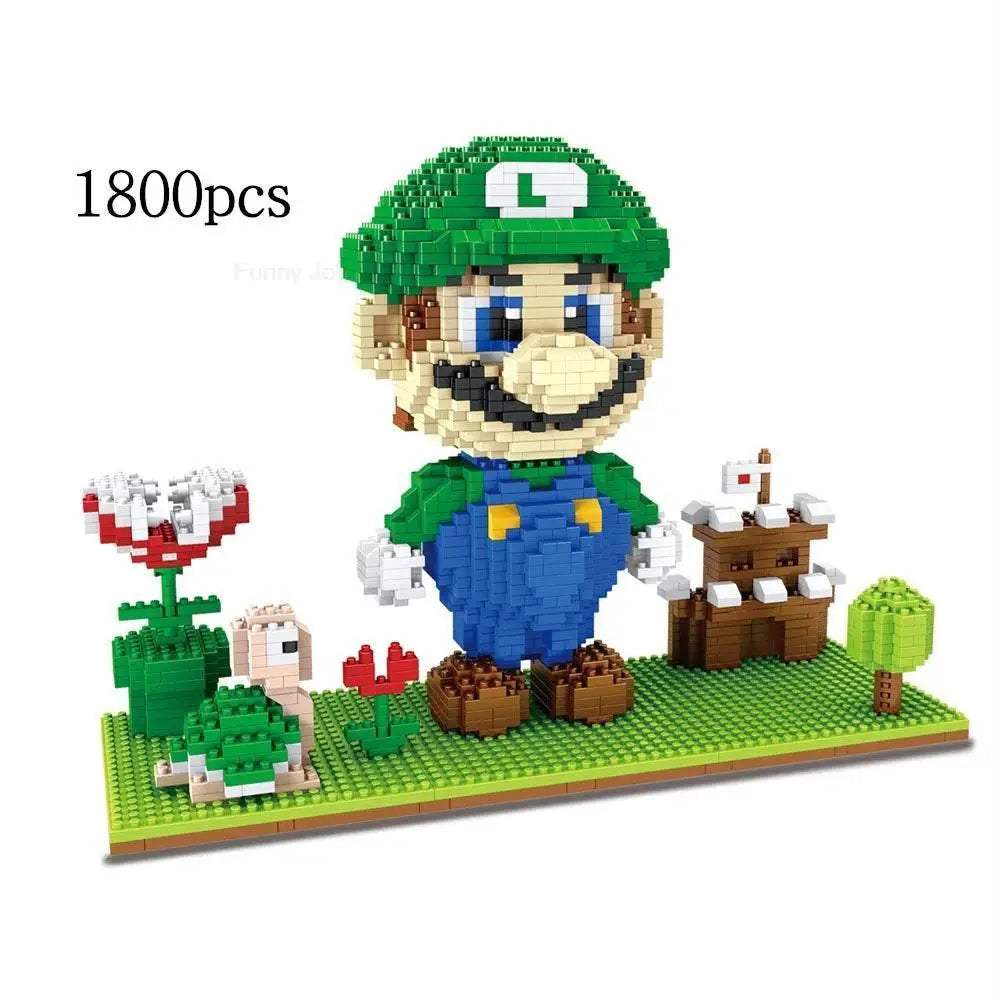 Funny Joy Cartoon Anime Dinosaur Blocks Building Toy Bricks Educational Brinquedos Children Christmas Gift - ToylandEU