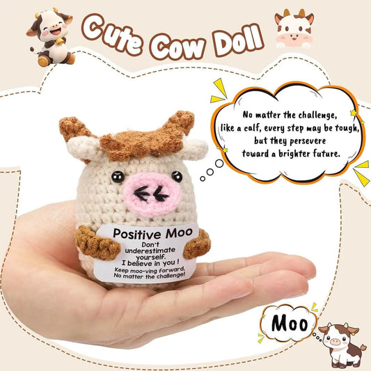 Funny Positive Crochet Dolls Emotional Support Gift for Mom Friend Home Party Office Desk Decoration - ToylandEU