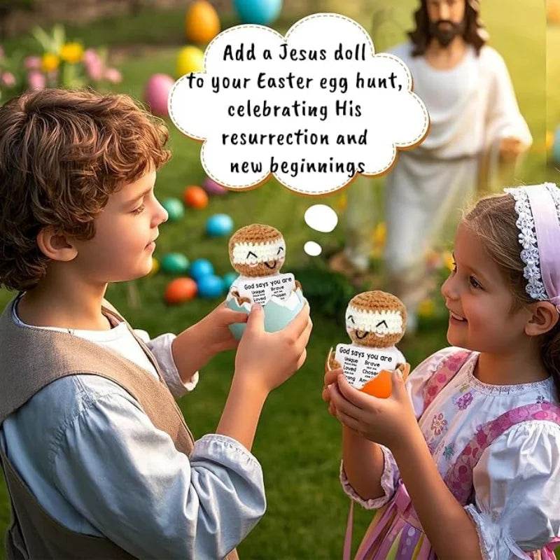 Funny Positive Crochet Dolls Emotional Support Gift for Mom Friend Home Party Office Desk Decoration - ToylandEU