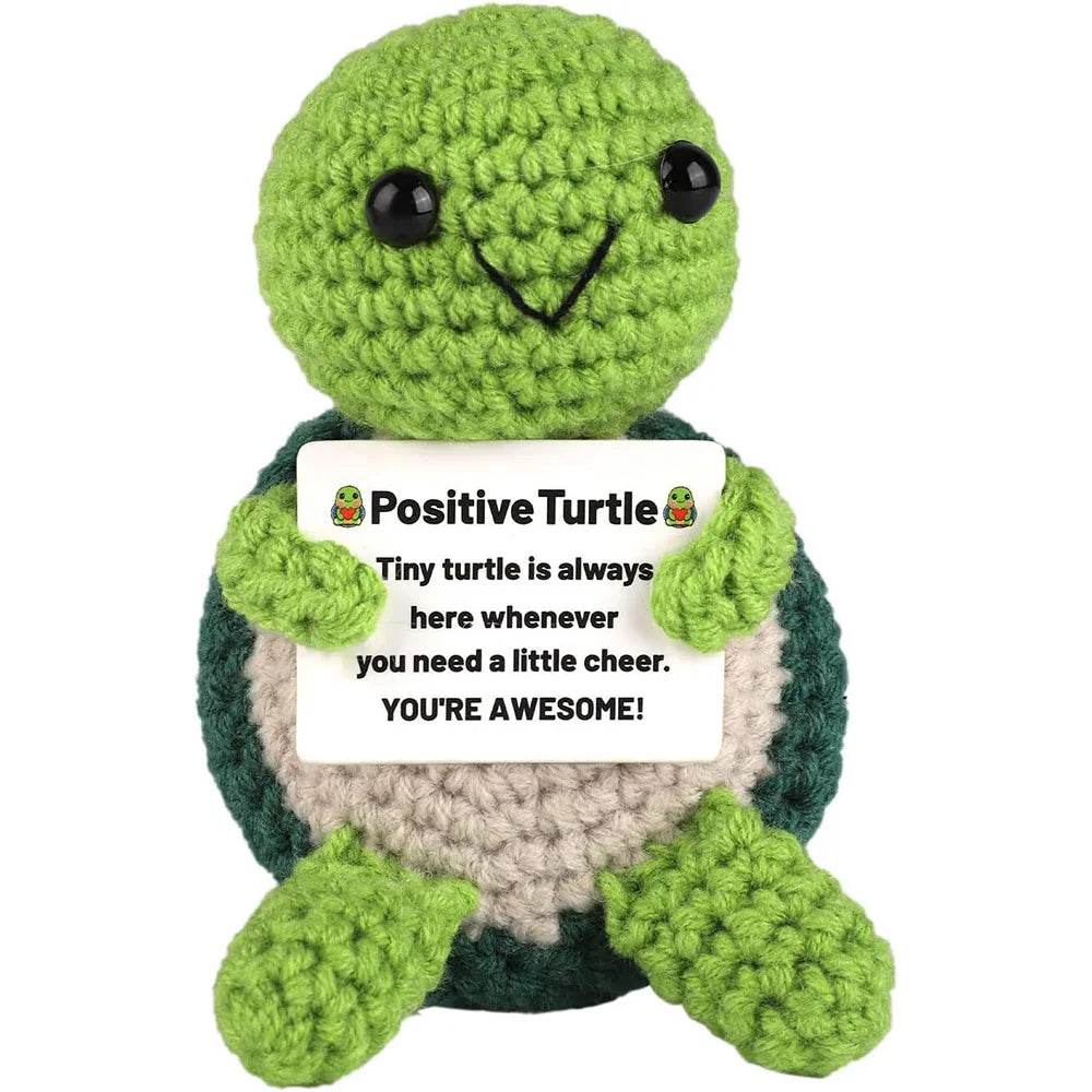 Funny Positive Crochet Dolls Emotional Support Gift for Mom Friend Home Party Office Desk Decoration - ToylandEU