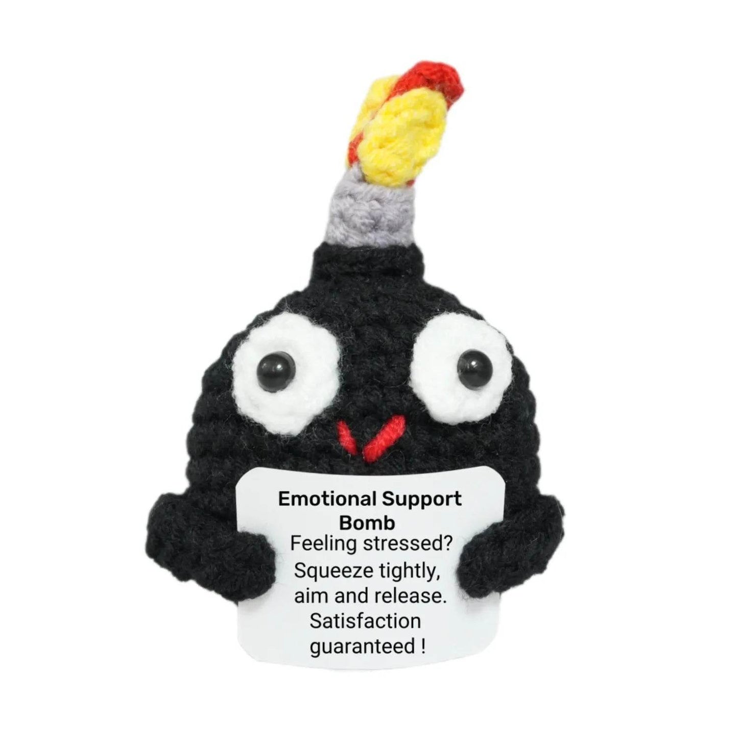 Funny Positive Crochet Dolls Emotional Support Gift for Mom Friend Home Party Office Desk Decoration - ToylandEU