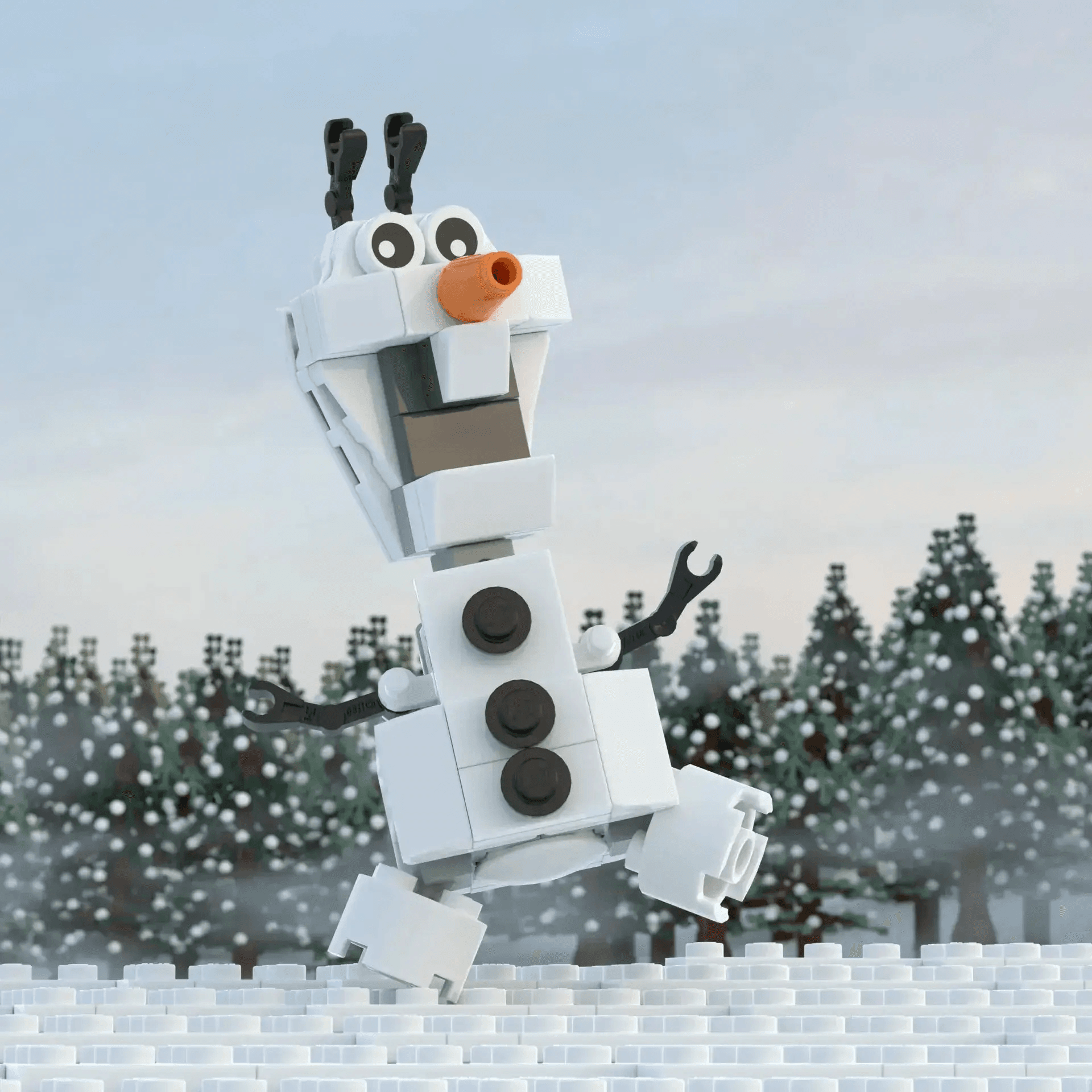 LEGO Snowman Building Set With Digital Instructions - ToylandEU