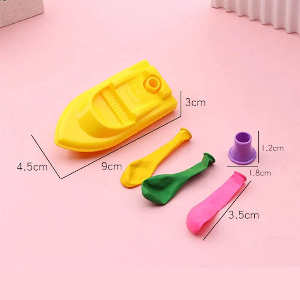 Funny With 3 Balloons Balloon Power Boat DIY Educational Equipment Bathing Toy Science Experiment Balloon Car Student - ToylandEU