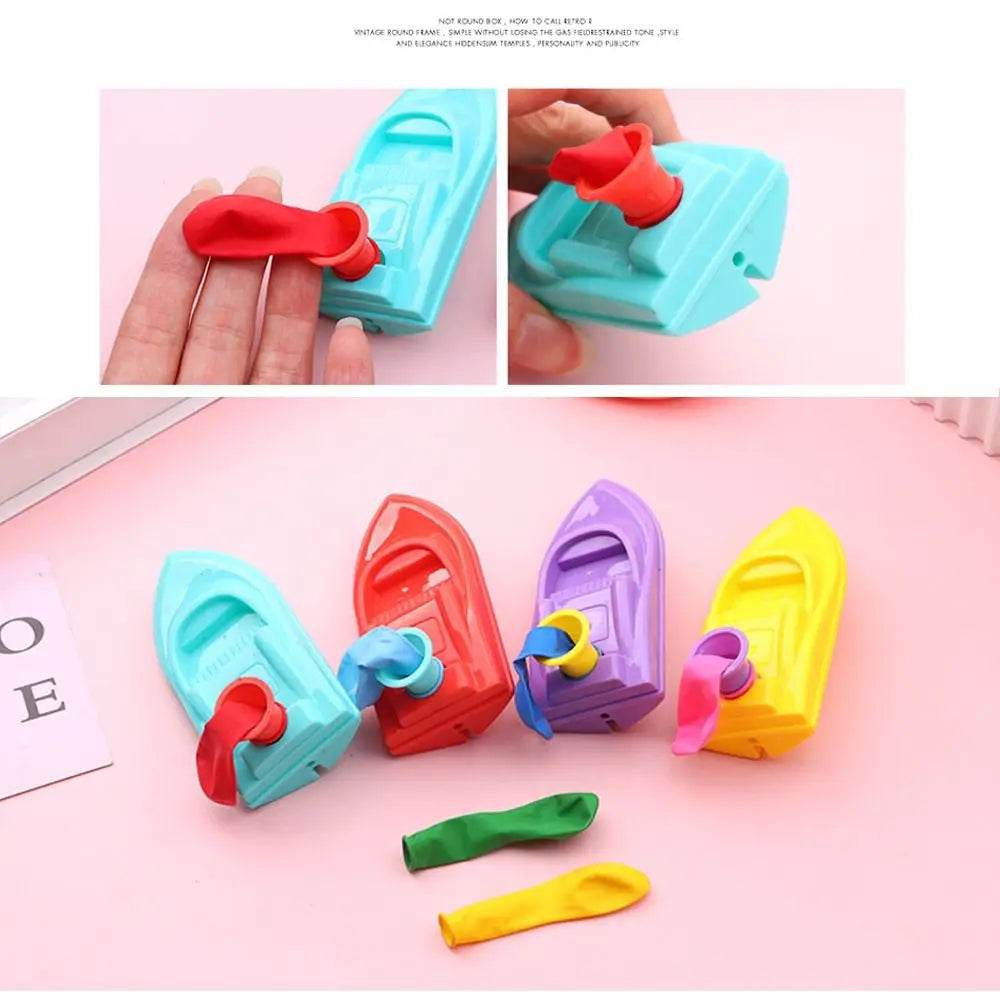 Funny With 3 Balloons Balloon Power Boat DIY Educational Equipment Bathing Toy Science Experiment Balloon Car Student - ToylandEU