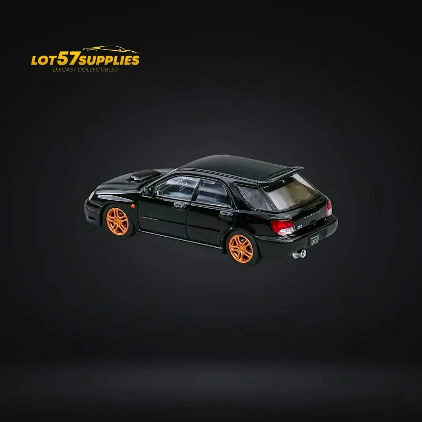Furuya Subaru Impreza STi GD 8th Gen WAGON in Black 1:64 - ToylandEU