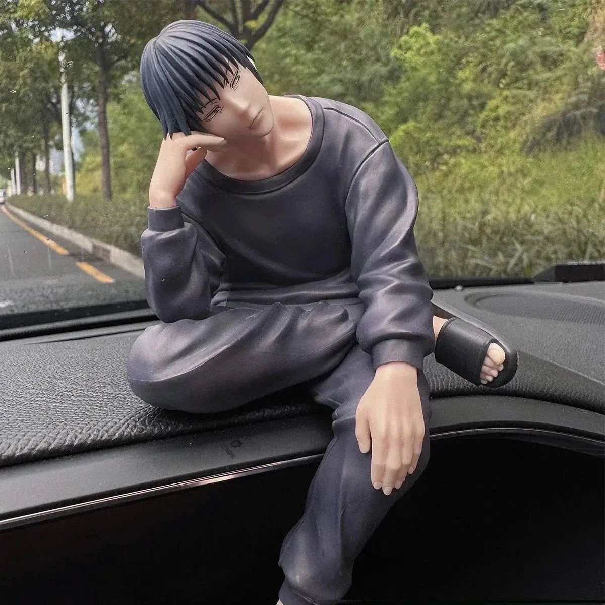 Fushiguro Toji Anime Figure Jujutsu Kaisen Action Figurines Sitting PVC Model Collectible Toy Gift - ToylandEU