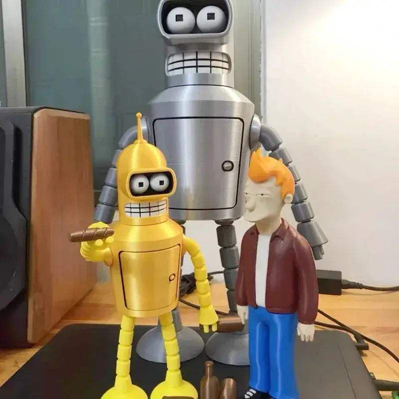 Futurama Fry And Bender Action Figures Collectible Gift Pack - ToylandEU